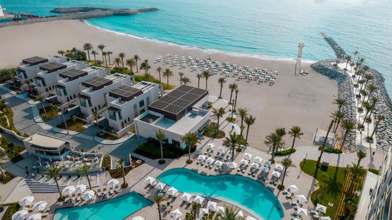 Address Beach Resort Fujairah Al Aqah Luaran gambar Aerial view of the beach at The Westin Dubai